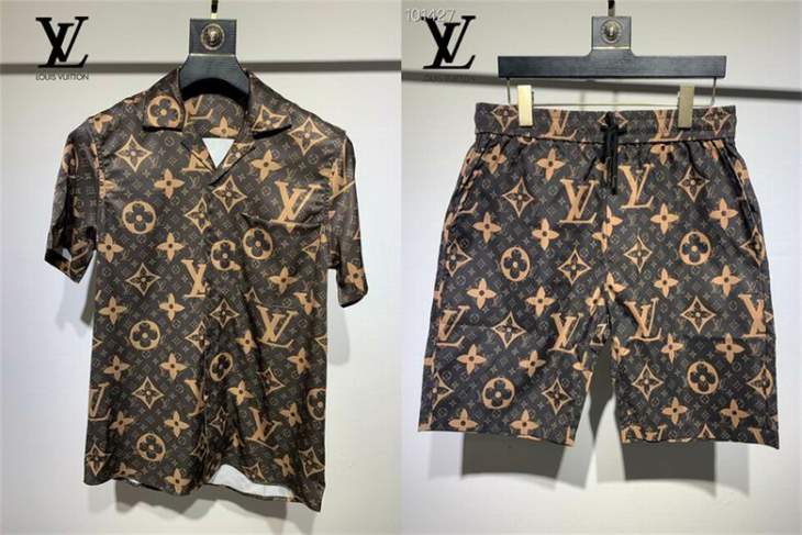 Picture of LV Shirt Pant Suits _SKULVS-XXL12yn22923784